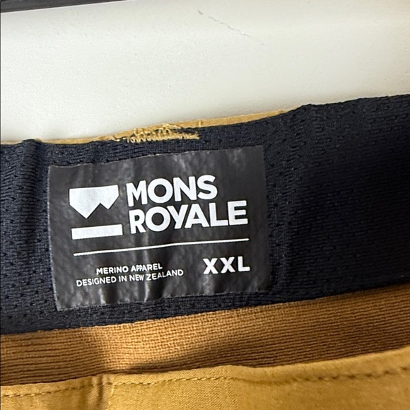 Mons Royale Merino Virage Pants Men's Size XXL Cumin NWT - Picture 3 of 9